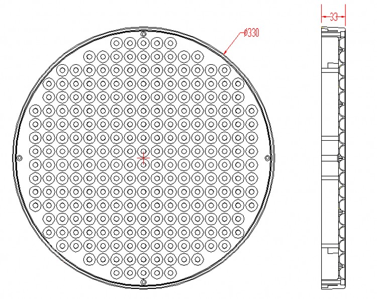 UFO grow light