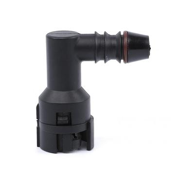 Fuel Quick Connector 7.89(5/16)-ID8-90° SAE 1-Button