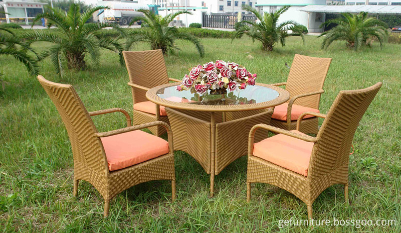 Rattan weaving garden furniture