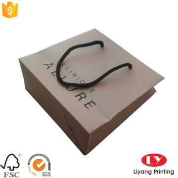 Matte Customized paper gift bag for jewelry