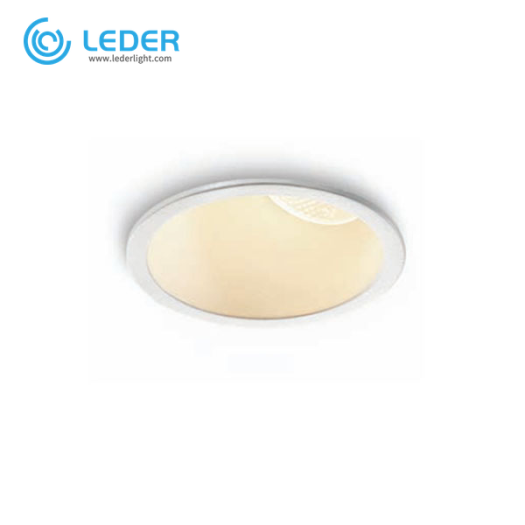 LEDER Warm White Circular 9W LED Downlight