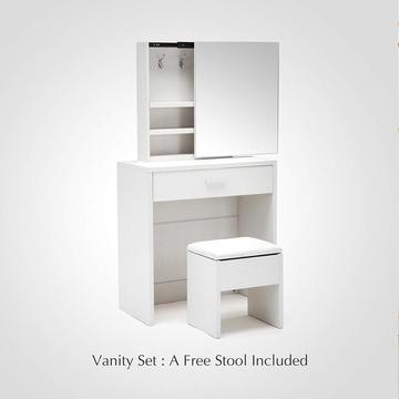 Furniture Vanity wooden dressing table designs with drawer