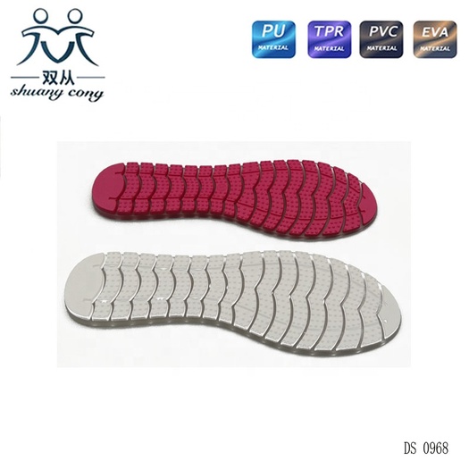 New flat heel PVC sole