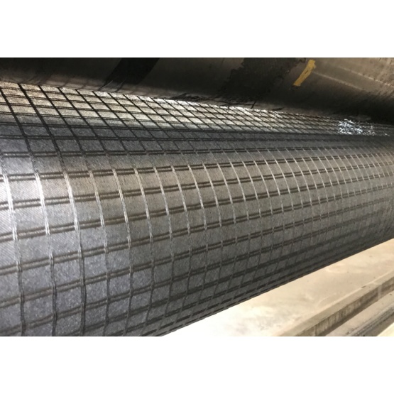 Low Price Warp Knitted Fiberglass Geogrid Reinforcing Fabric