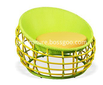 outdoor furniture round bed 