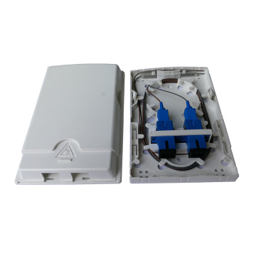 2 Ports Indoor Fiber Distribution Box Optic Socket