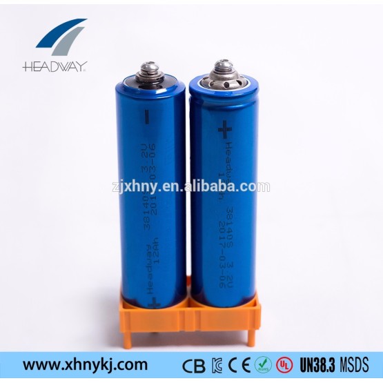 Rechargeable cylindrical lifepo4 battery 38120S 3.2V 10Ah