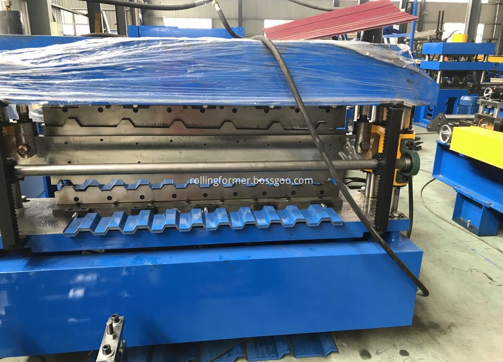 double layer roofing panel rollforming line (7)