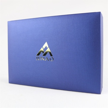 Large Blue Paper Plastic Jewelry Set Box
