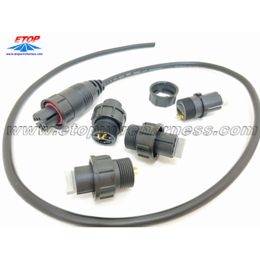 IP68 waterproofing connectors overmolding cable
