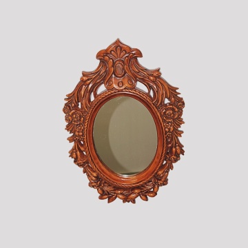 Luxury Retro Mirror with Wood Frame
