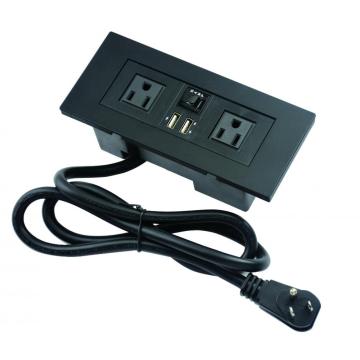 US Dual Power Outlets with 2 USB Ports