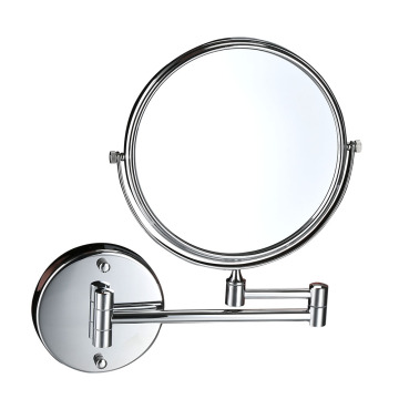 Hotel Bathroom Stainless Steel Makeup Round Wall Mirror