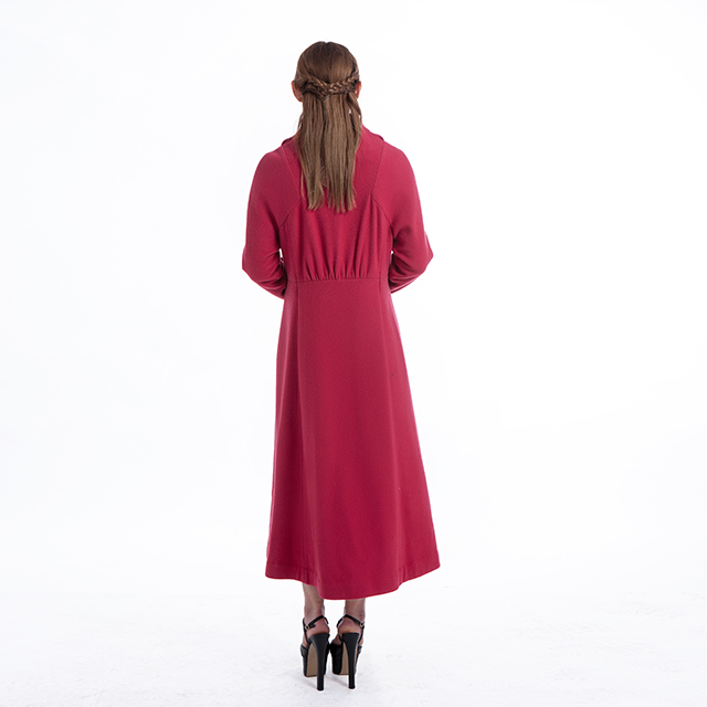 Cashmere Overcoat Rose Red