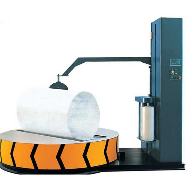 Reel stretch film wrapping machine