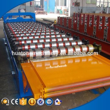 Globally served customized profile roof tile molding machine