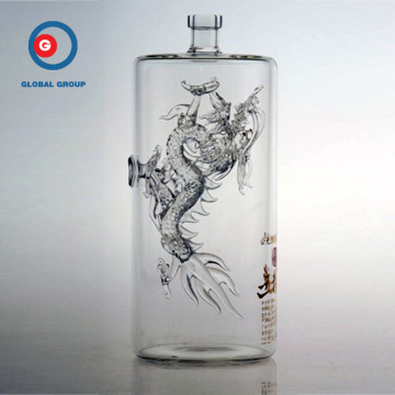 Wuliangye Glass Bottle of Dragon Craft Product