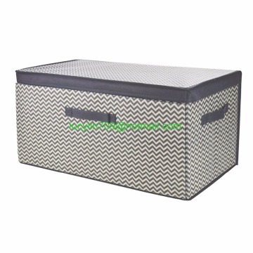 Storage box with lid Cube Basket Bin Container Foldable Fabric Cloth Closet Organizer for home and office