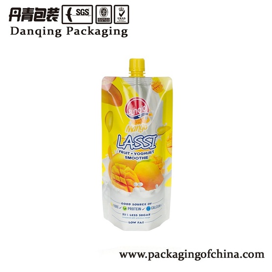 Flexible packaging doypack spout pouch for juice