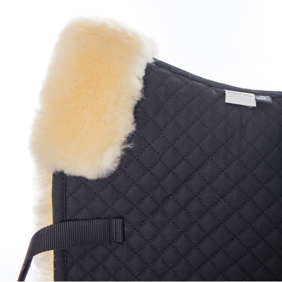 100% Australia Sheepskin Quilted Horse Saddle Pad