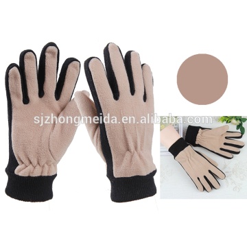 custom unisex embroidery fleece gloves