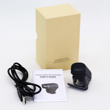 Bluetooth mini ring barcode scanner for logistics
