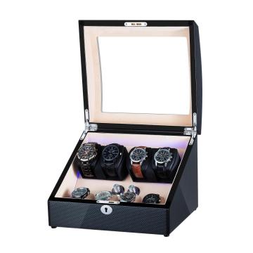 Two Rotors Watch Winder With 4 Extra Storage
