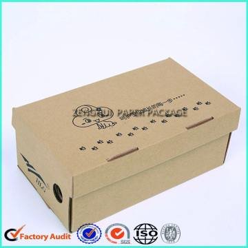Wholesale Custom Drop Front Shoe Carton Box
