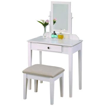 Vanity Dressing Table with Stool Mirror Furniture Dressing Table Wood Dressing Table