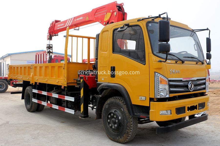 truck cargo with loader crane 2