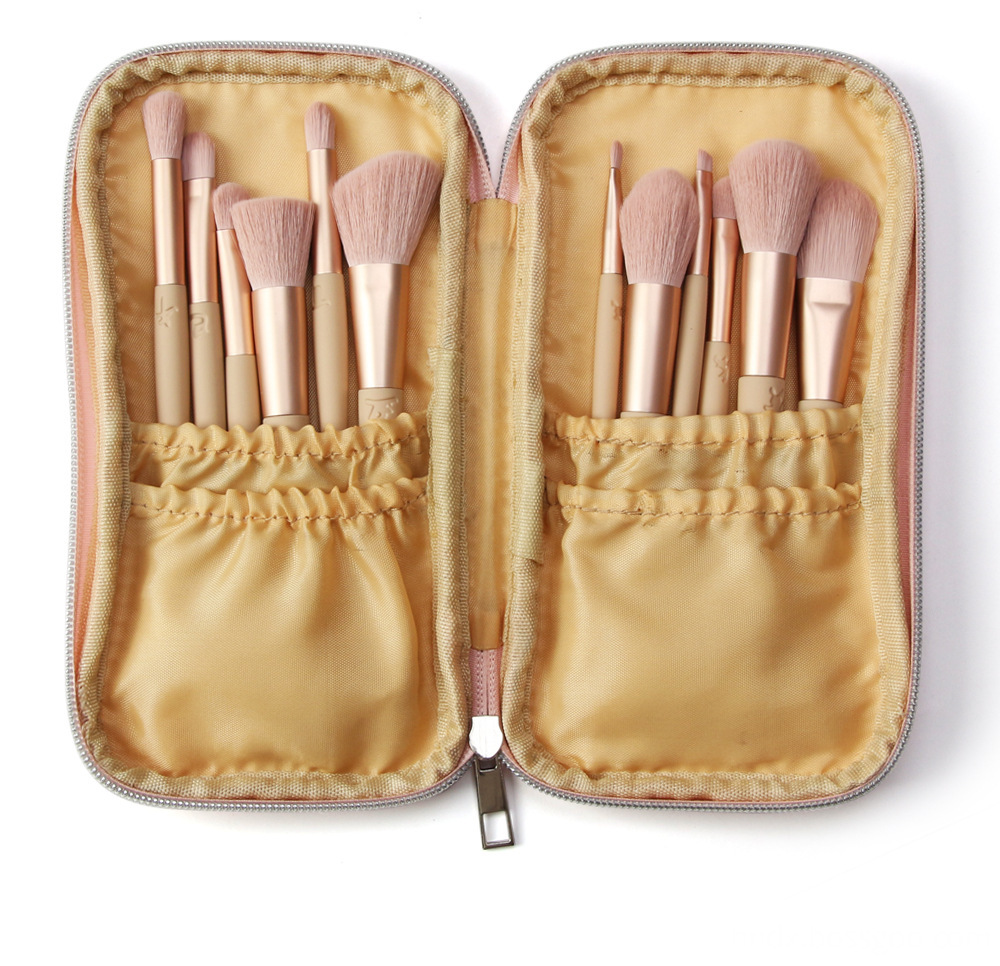 12 Zodiac Pattern Makeup Brushes Set bag