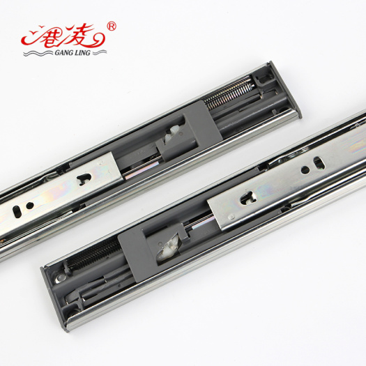 High-end furniture drawer dampig buffer slide rail-400mm
