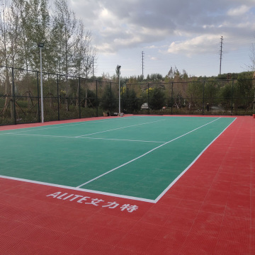 Outdoor Tennis Court---Modular sports flooring