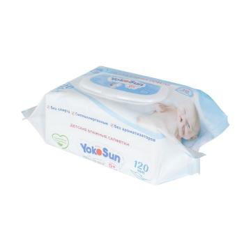 Biodegradable Wipes Made of 100% Cotton for Babies