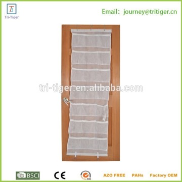 42 Pocket mesh fabric hanging wall pocket shoe storage organizer