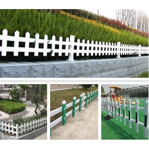PVC Picket Plastic Lawn Edging Fence