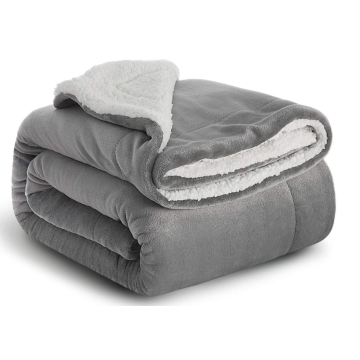 Soft Thick Double Layer Sherpa Fleece Blanket