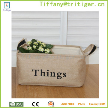 Customized Foldable storge box wholesale storage basket fabric Storage Basket