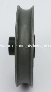 Hitachi Elevator Door Hanger Roller Curved Groove 20mm Length Shaft 65*13*6202