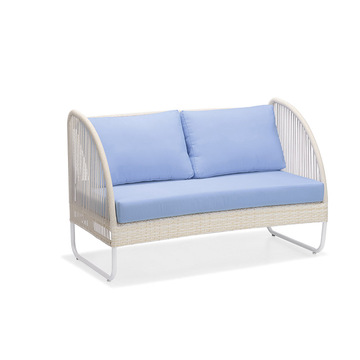 PE Rattan Outdoor Furniture Loveseats Sofa