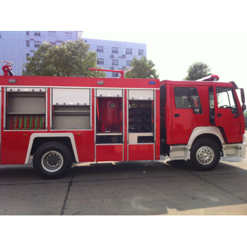 Exporting Algeria SINOTRUCK powder fire fighting truck
