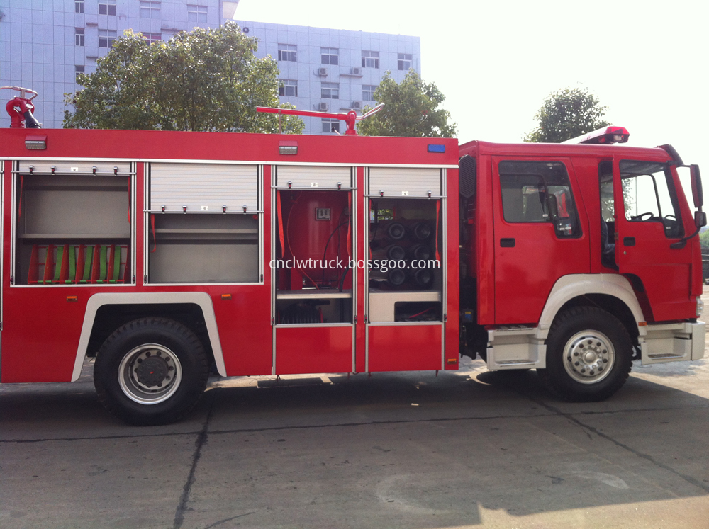 powder fire fighting truck 2