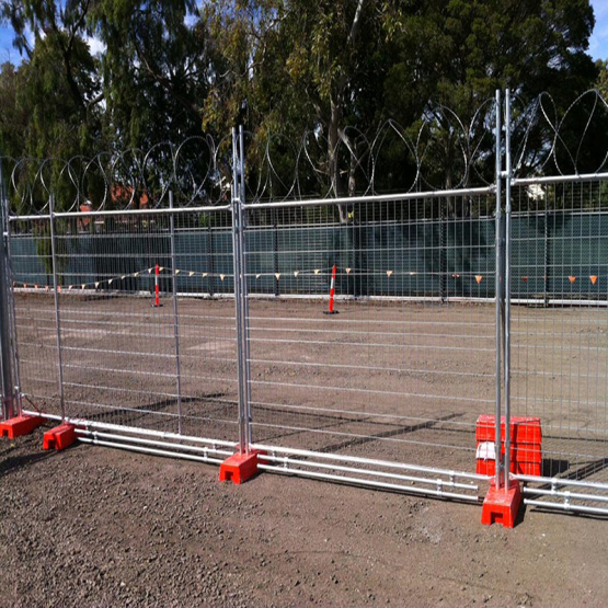 hot galvanized portable Temporary fence