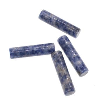 Natural Cylinder Sodalite Healing Reiki Beads 10X38MM