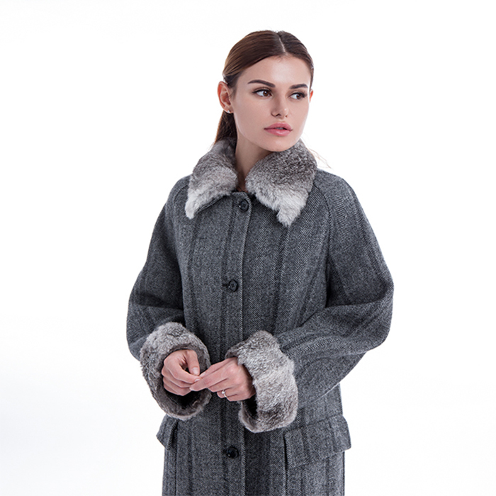 New styles long pure cashmere winter coat
