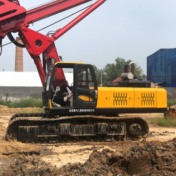Small diesel water well rotary drilling rig