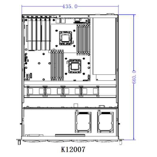 IoT server chassis 2U