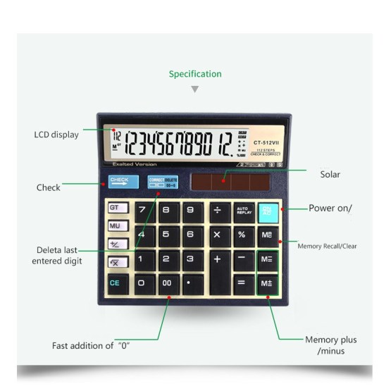 112 Steps Desktop Calculators with big