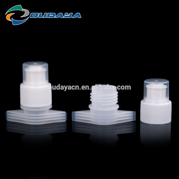 22mm push pull plastic spout with lid