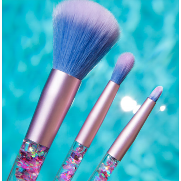 7pcs Liquid Glitter Handle Makeup Brush Set